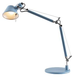Lampă de masă Artemide, Tolomeo Micro, Albastru, Studiu / Birou, Metal, Design