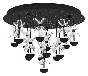 Plafoniere Stars of Light, Pianopoli, reglabil, Negru, Camera de zi, Metal, Design