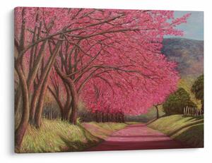 Tablou cu copaci înfloriți (70x50 cm)