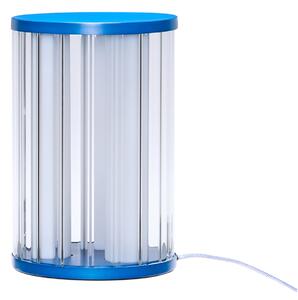 Lampă de masă Hübsch, Aru, reglabil, Albastru, Camera de zi, Modern