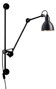 Lampă de perete Lampe Gras, 201 Round, Negru, Camera de zi, Metal, Design