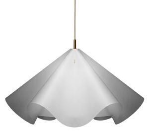 Lustră Pendul Moebe, Sinuate, reglabil, Alb, Camera de zi, Hârtie / Carton, Design