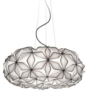 Lustră Pendul Slamp, C'EST LA VIE, reglabil, Negru, Camera de zi, Plastic, Design