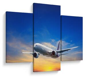 Tablou cu avion (90x60 cm)