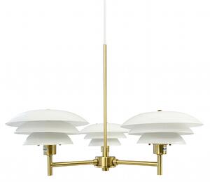 Candelabre Dyberg Larsen, DL20, reglabil, Auriu / Alamă, Camera de zi, Metal, Scandinavă