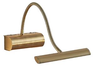Lampă de perete Lindby, Rakel, reglabil, Auriu / Alamă, Camera de zi, Metal, Modern