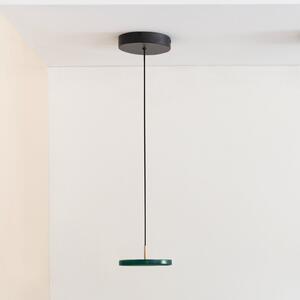 Lustră Pendul UMAGE, Asteria Micro V2, reglabil, Verde, Camera de zi, Metal, Scandinavă