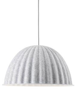 Lustră Pendul Muuto, Under the Bell, reglabil, Alb, Sala de mese, Țesătură / Textil, Scandinavă