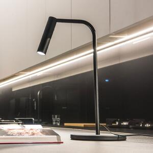 Lampă de masă SLV, Karpo, reglabil, Negru, Studiu / Birou, Metal, Modern