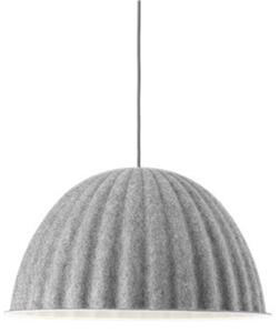 Lustră Pendul Muuto, reglabil, Gri, Sala de mese, Țesătură / Textil, Scandinavă