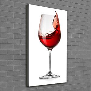 Imprimare tablou canvas vin rosu