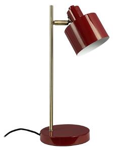 Lampă de masă Dyberg Larsen, Ocean, Roșu, Camera de zi, Metal, Design