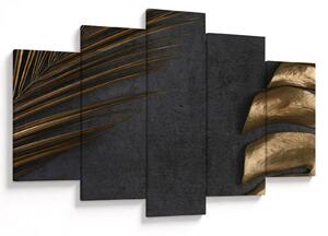 Tablou cu frunze aurii (150x105 cm)