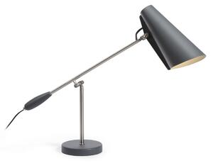Lampă de masă Northern, Birdy, Gri, Camera de zi, Metal, Design