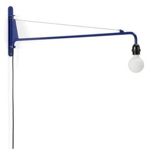 Lampă de perete Vitra, reglabil, Albastru, Camera de zi, Metal