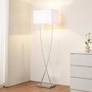 Lampadar Lucande, Evaine, Alb, Camera de zi, Metal, Modern