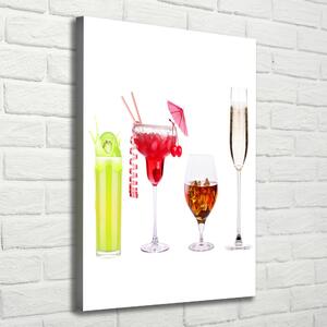 Print pe canvas cocktail-uri colorate