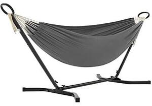 Hamac cu suport, Songmics, Gri, 300x120x93 cm