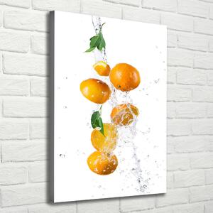 Pictură pe pânză portocale