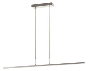 Steinhauer Lampă suspendată LED Zelena, oțel, lungime 122 cm, metal, CCT, reglabil, Metalic, Camera de zi / sufragerie, Metal, Modern