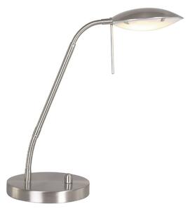 Steinhauer Lampă de birou Eloi, oțel, reglabil, Metalic, Studiu / Birou, Metal, Modern