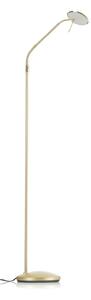 Steinhauer Lampă de podea LED Zenit culoare alamă, cu dimmer, reglabil, Auriu / Alamă, Camera de zi / sufragerie, Metal, Modern