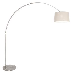Steinhauer Lampadar cu arc Sparkled Light argintiu/noroi, înălțime 240 cm, reglabil, Metalic, Camera de zi / sufragerie, Metal, Modern