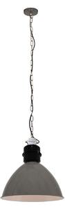 Steinhauer Lampă suspendată Frisk gri, reglabil, Gri, Camera de zi / sufragerie, Metal, Design industrial