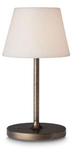 Lampă de masă Halo Design, reglabil, Auriu / Alamă, Camera de zi, Aluminiu