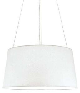 Lustră Pendul kdln, Tripod, reglabil, Alb, dormitor, Țesătură / Textil, Design
