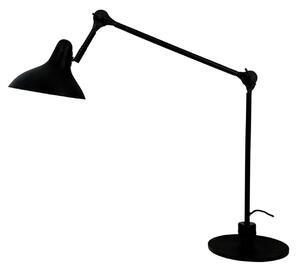 Lampă de masă Dyberg Larsen, Lotus, Negru, Camera de zi, Metal, Scandinavă