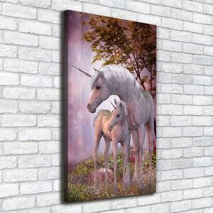 Tablou pe pânză canvas unicorni