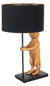 Steinhauer Animaux 7202ZW lampă de masă, metal, in, negru, Negru, Camera de zi / sufragerie, Metal