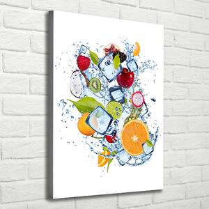 Print pe canvas Fructe și gheață