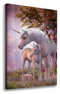 Tablou pe pânză canvas unicorni