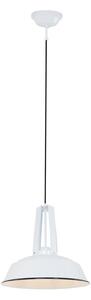 Steinhauer Lampă suspendată Eden, alb, metal, soclu E27, reglabil, Alb, Bucătărie, Metal, Vintage
