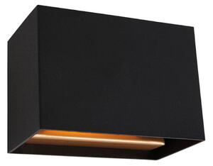 Steinhauer Aplică de perete LED Muro 3365, negru, unghiular, G9, 2.700 K, reglabil, Negru, Camera de zi / sufragerie, Metal, Modern, Priză de perete sus / jos