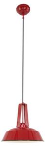 Steinhauer Lampă suspendată Eden, roșu, metal, soclu E27, reglabil, Roșu, Bucătărie, Metal, Vintage