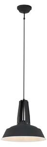 Steinhauer Lampă suspendată Eden, negru, metal, soclu E27, reglabil, Negru, Bucătărie, Metal, Vintage