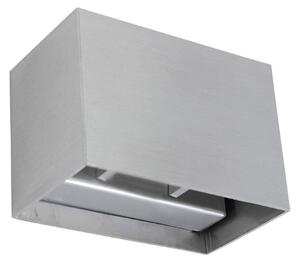 Steinhauer Aplică de perete LED Muro 3365, gri oțel, unghiulară, G9, 2.700 K, reglabil, Metalic, Camera de zi / sufragerie, Metal, Modern, Priză de perete sus / jos