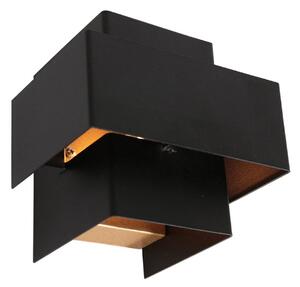 Steinhauer Aplică de perete LED Muro 3367, negru, sus/jos, G9, 2.700 K, reglabil, Negru, Camera de zi / sufragerie, Metal, Modern, Priză de perete sus / jos
