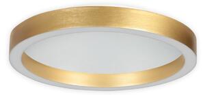 Steinhauer Plafonieră LED Ringlux auriu, Ø 40 cm, metal, 2.700 K, reglabil, Auriu / Alamă, Camera de zi / sufragerie, Metal, Modern