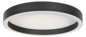 Steinhauer Plafonieră LED Ringlux, negru, Ø 30 cm, metal, 2.700 K, reglabil, Negru, Camera de zi / sufragerie, Metal, Modern