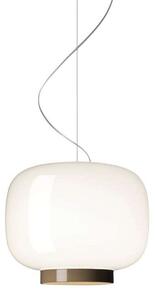 Lustră Pendul Foscarini, Alb, Camera de zi, Sticlă