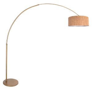 Steinhauer Lampadar cu arc Sparkled Light bronz/maro 240 cm, plută, reglabil, Bronz / Alamă Veche, Camera de zi / sufragerie, Metal, Modern