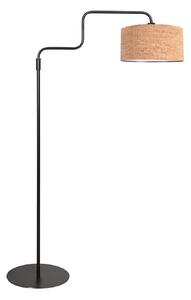 Steinhauer Lampadar Bloeba, negru/maro, înălțime 165 cm, plută, reglabil, Maro / Rugină, Camera de zi / sufragerie, Metal, Modern