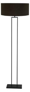 Steinhauer Lampadar Stang, negru/negru-auriu, înălțime 160 cm, chintz, reglabil, Negru, Camera de zi / sufragerie, Țesătură / Textil, Modern