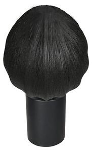 Mexlite Lampa de masă Bloeba, negru, Ø 25 cm, in/metal, Negru, Camera de zi / sufragerie, Țesătură / Textil