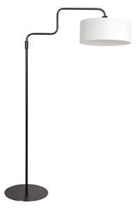 Steinhauer Lampadar Bloeba, negru/alb, înălțime 165 cm, pânză, Negru, Camera de zi / sufragerie, Metal, Modern