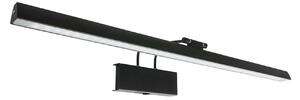 Steinhauer Aplică de perete LED Litho, negru, metal, CCT, lățime 60 cm, reglabil, Negru, Camera de zi / sufragerie, Metal, Perete unghiular